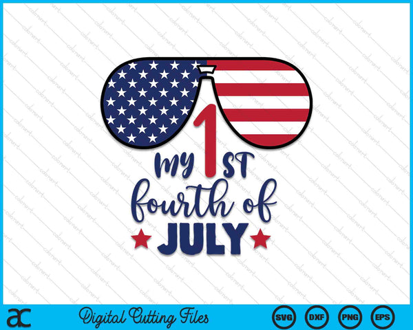 My 1st Fourth Of July SVG PNG Digital Cutting Files