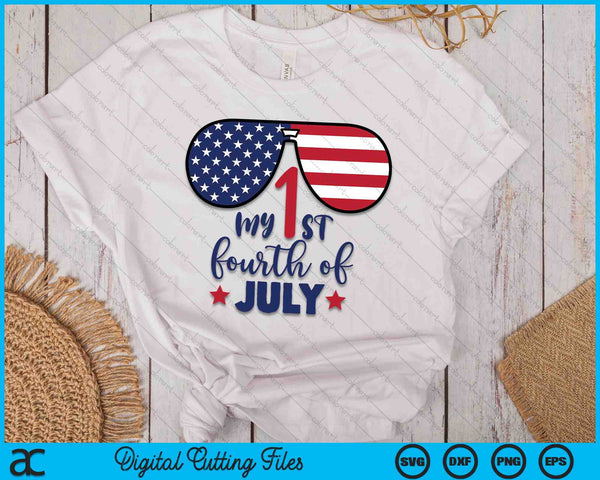 My 1st Fourth Of July SVG PNG Digital Cutting Files