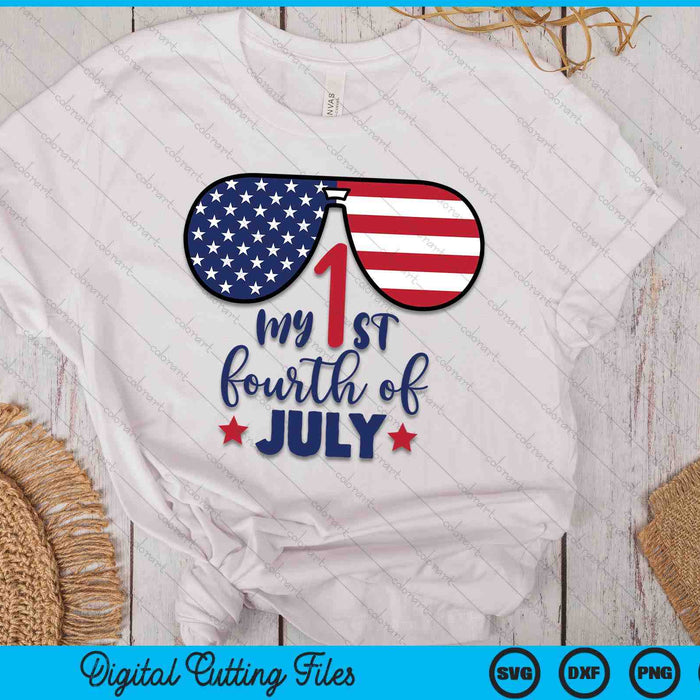 My 1st Fourth Of July SVG PNG Digital Cutting Files