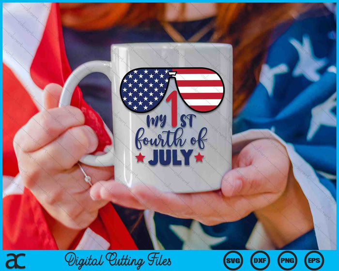 My 1st Fourth Of July SVG PNG Digital Cutting Files