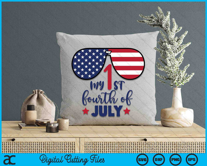 My 1st Fourth Of July SVG PNG Digital Cutting Files