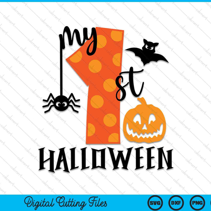 My 1st Halloween 1st birthday SVG cut file