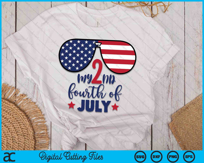 My 2nd Fourth Of July SVG PNG Digital Cutting Files