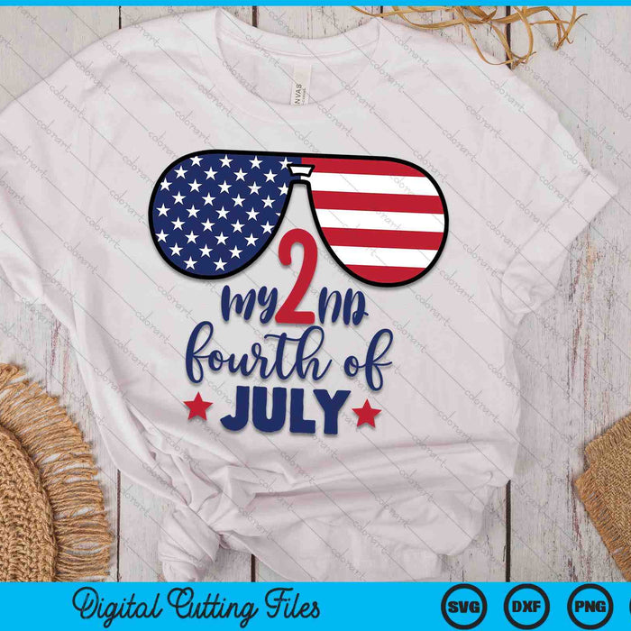 My 2nd Fourth Of July SVG PNG Digital Cutting Files