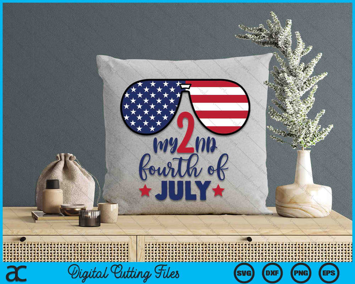 My 2nd Fourth Of July SVG PNG Digital Cutting Files