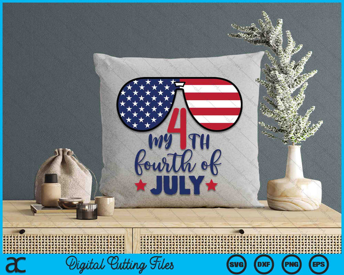 My 4th Fourth Of July SVG PNG Digital Cutting Files