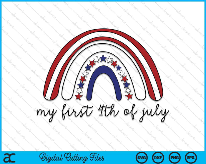 My First 4th Of July SVG PNG Digital Cutting Files