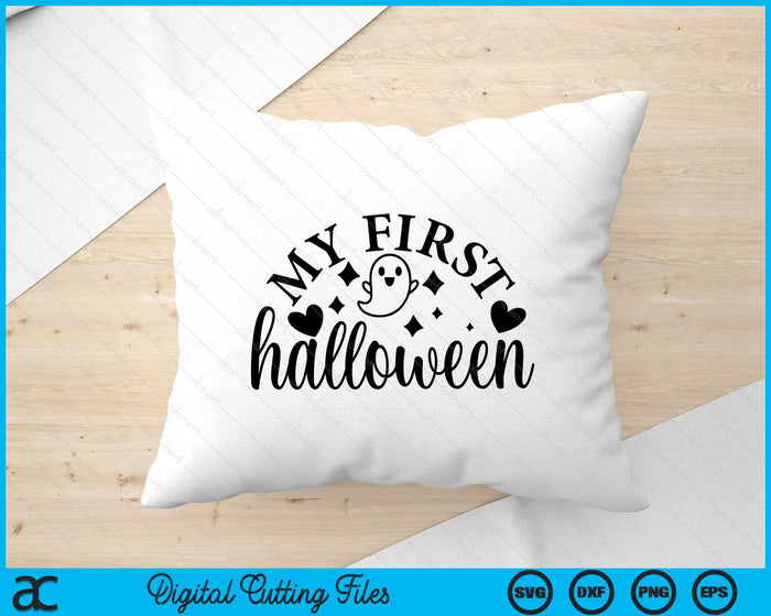 My First Halloween Boo SVG PNG Digital Cutting Files