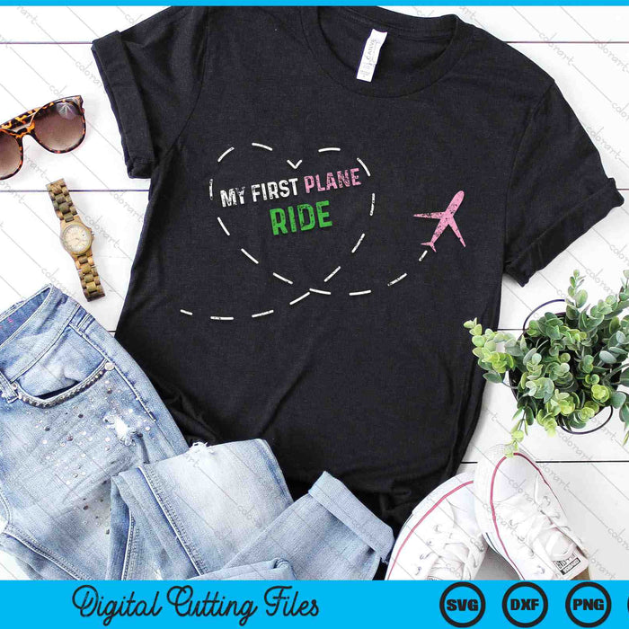 My First Plane Ride SVG PNG Digital Cutting Files