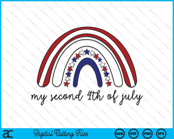 My Second 4th Of July SVG PNG Digital Cutting Files