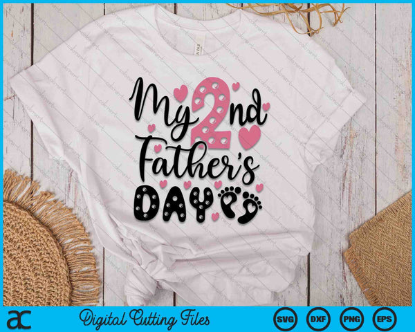 My Second Father's Day SVG PNG Digital Cutting Files