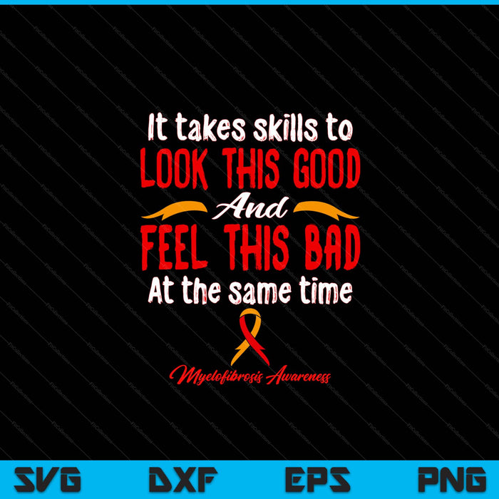 Myelofibrosis awareness designs SVG cut file