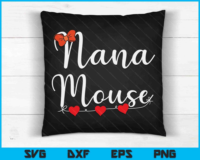 Nana Mouse oma grootmoeder oma Moederdag SVG PNG digitale snijbestanden