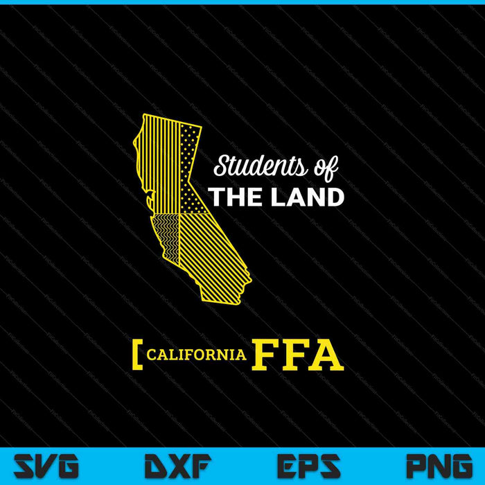 National FFA organization California SVG cut file