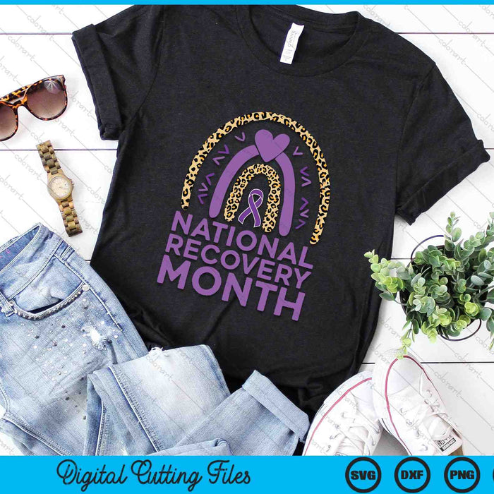 National Recovery Month Warrior Addiction Awareness SVG PNG Digital Cutting Files