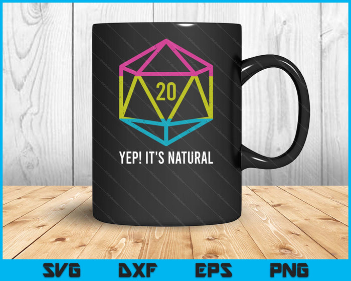 Natural 20 Pansexual Flag Pride LGBT Rights Saying SVG PNG Digital Printable Files