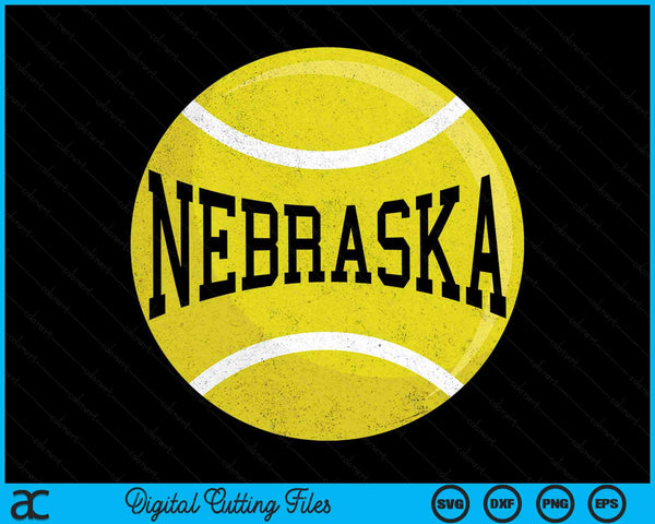 Nebraska Tennis Fan SVG PNG Digital Cutting Files