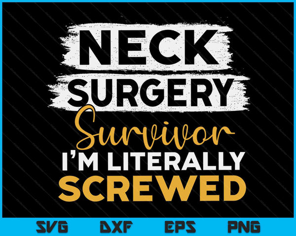 Nekoperatie overleven implantaat Survivor herstel geschenken SVG PNG digitale snijbestanden