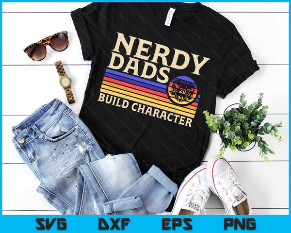 Nerdy Dad RPG Gaming D20 Tabletop Games Funny RPG Gamer SVG PNG Digital Printable Files