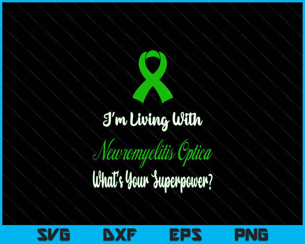 Neuromyelitis optica awareness designs SVG cut file