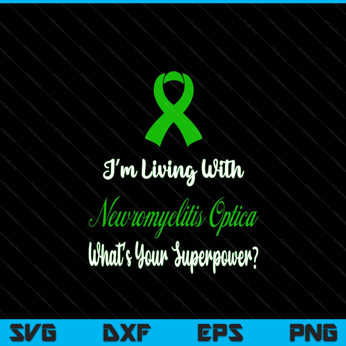 Neuromyelitis optica awareness designs SVG cut file