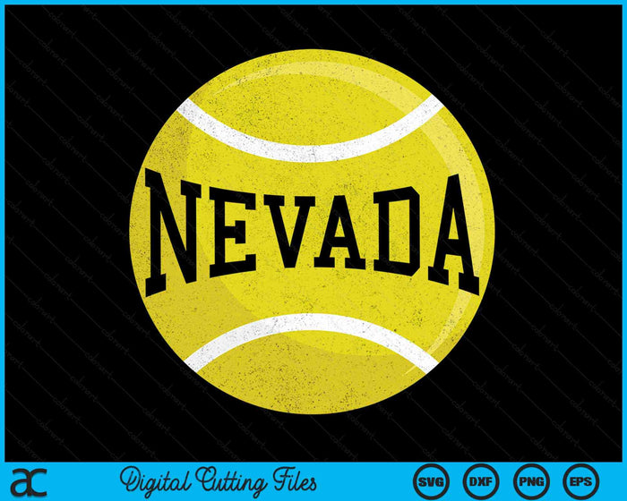 Nevada Tennis Fan SVG PNG Digital Cutting Files