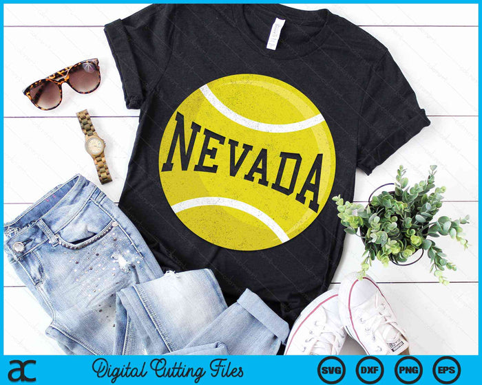 Nevada Tennis Fan SVG PNG Digital Cutting Files