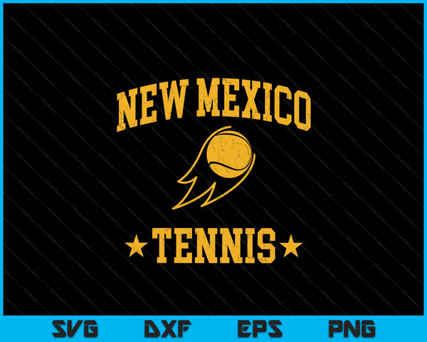 New Mexico rapids tennis vintage gameday retro tennis lover SVG cut file