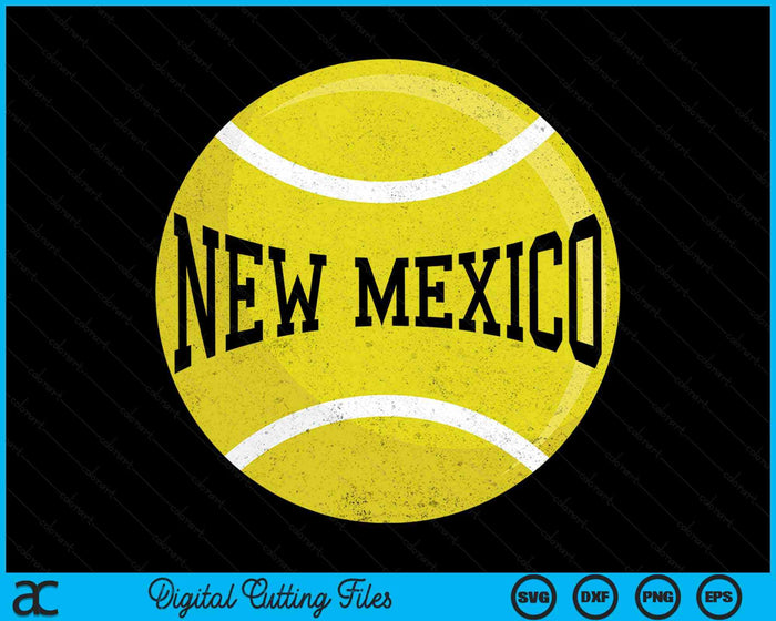 New Mexico Tennis Fan SVG PNG Digital Cutting Files