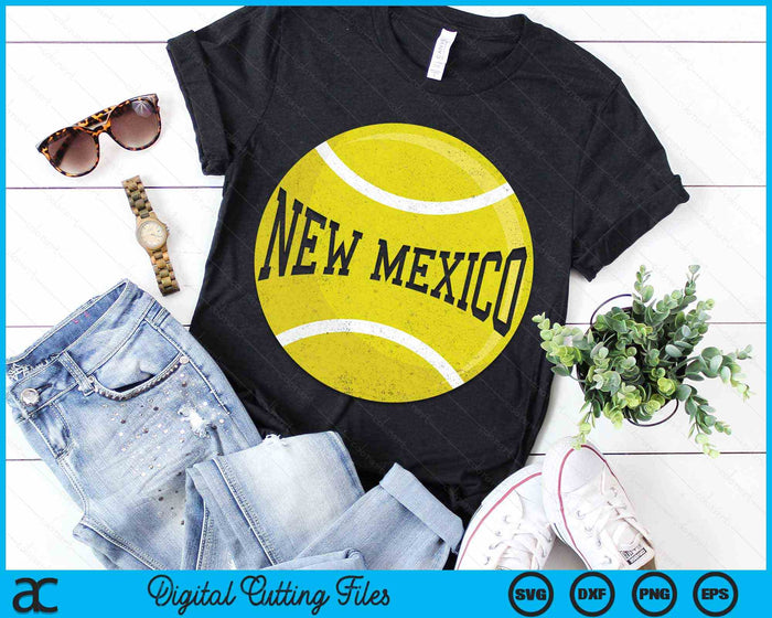 New Mexico Tennis Fan SVG PNG Digital Cutting Files