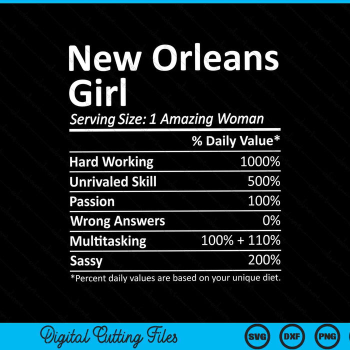 New Orleans Girl LA Louisiana City Home Roots SVG PNG Archivos de corte digital