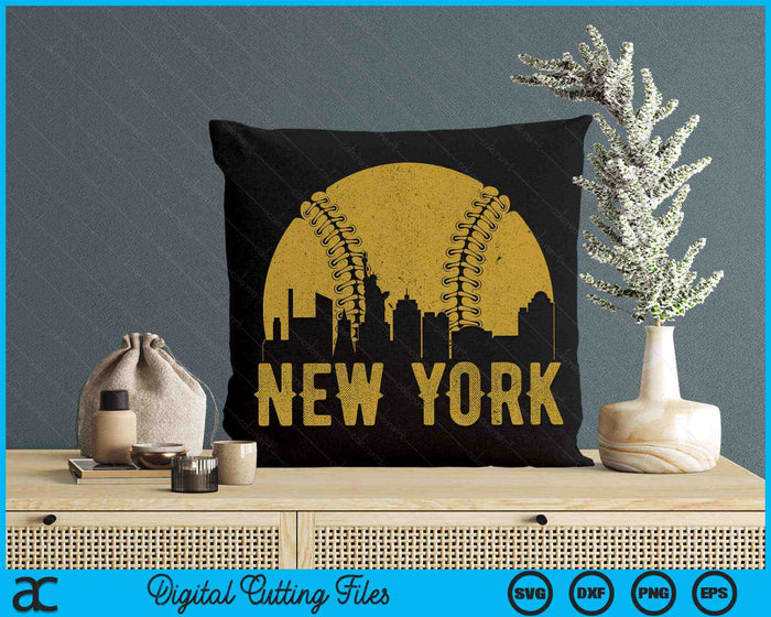 New York Baseball Fan SVG PNG Cutting Printable Files