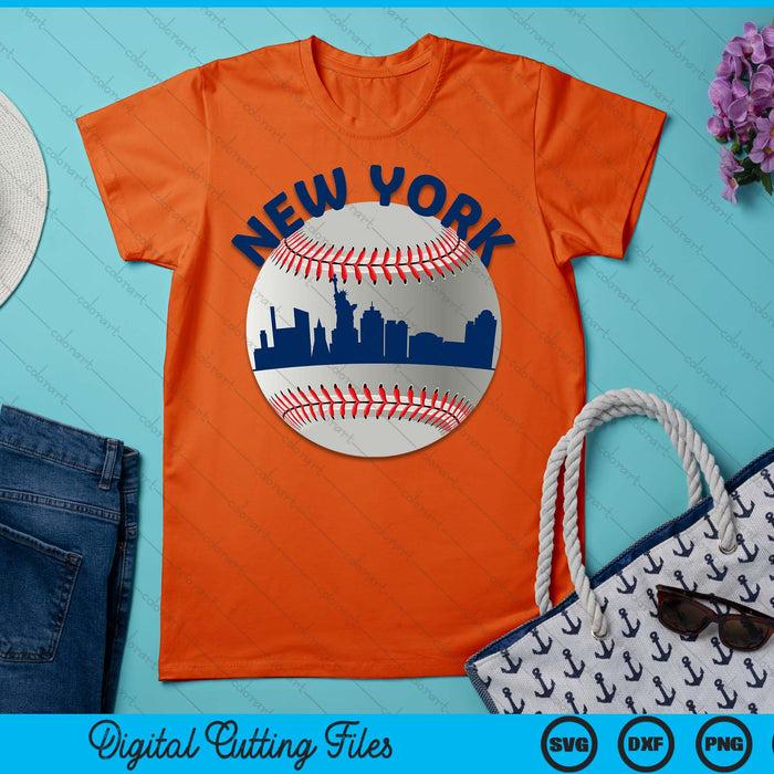 New York Baseball Team Fans of Space City SVG PNG Cutting Printable Files