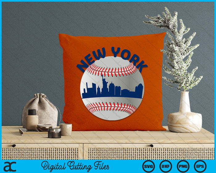 New York Baseball Team Fans of Space City SVG PNG Cutting Printable Files
