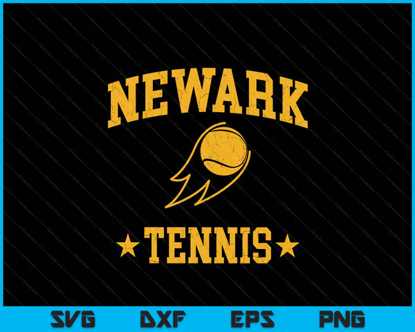 Newark rapids tennis vintage gameday retro tennis lover SVG cut file