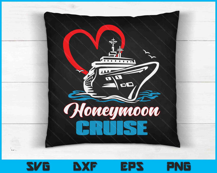 Newlywed Newly Married Cruising Matching Honeymoon Cruise SVG PNG Digital Cutting Files