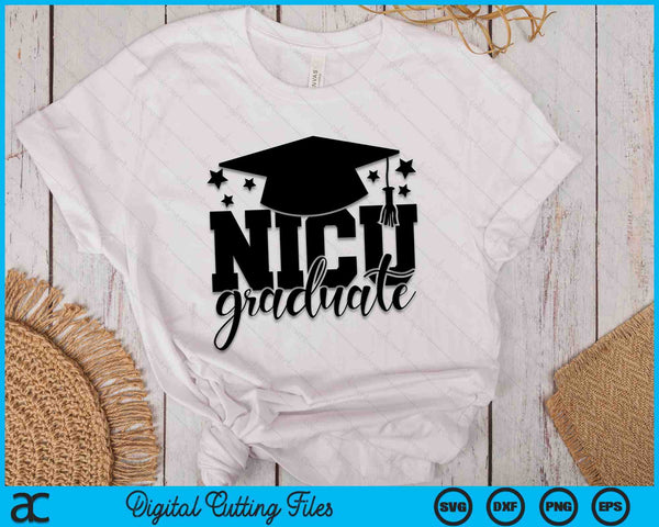 Nicu Graduate SVG PNG Cutting Printable Files - on a t-shirt