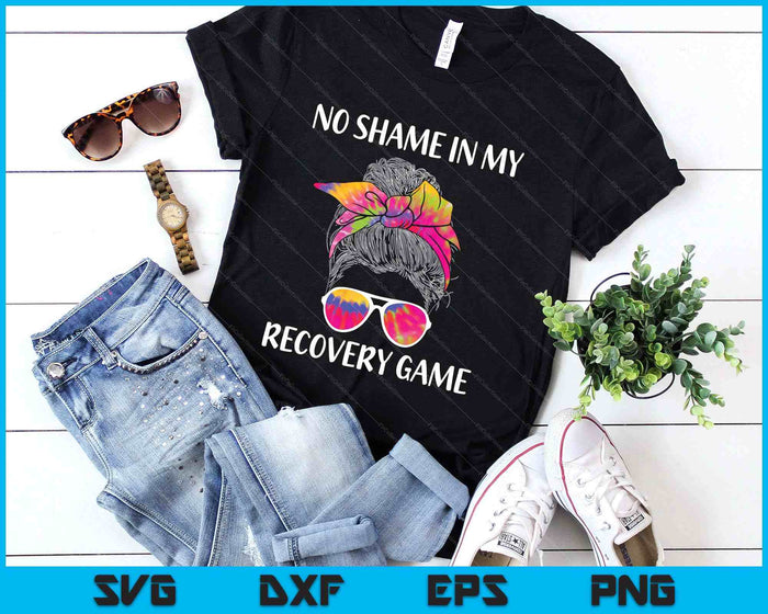 No Shame In My Recovery Game Sobriety Aa Na Anniversary SVG PNG Digital Printable Files