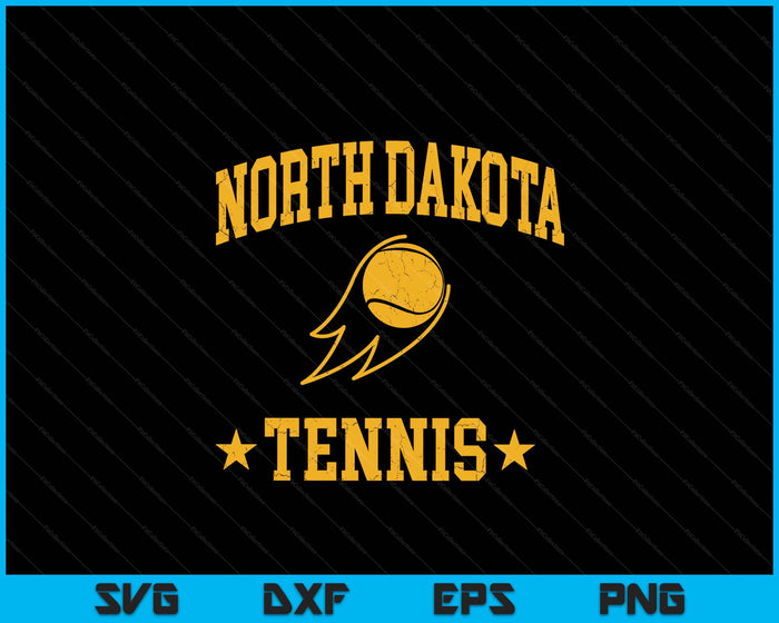 North Dakota Rapids Tennis Vintage Gameday Retro Tennis Lover SVG PNG Digital Printable Files