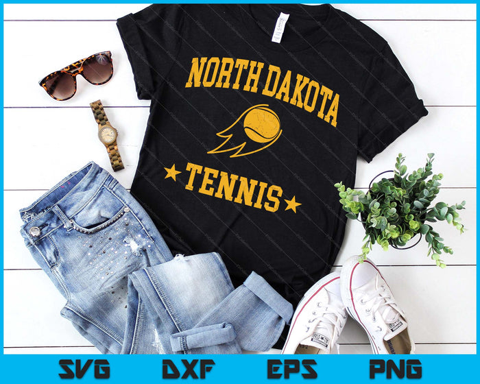 North Dakota Rapids Tennis Vintage Gameday Retro Tennis Lover SVG PNG Digital Printable Files
