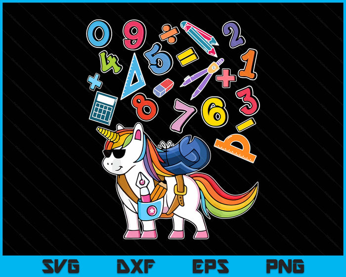 Number Day Kids Costume Maths Day Number SVG PNG Digital Printable Files