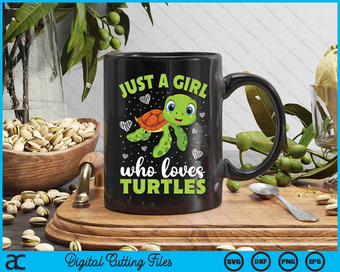 Nur Ein Girl Das Turtle Loves Women Gift Idea SVG PNG Digital Printable Files