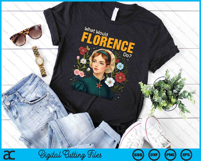 Nurse Florence Nightingale Medical Nursing Medicine Reformer SVG PNG Digital Printable Files
