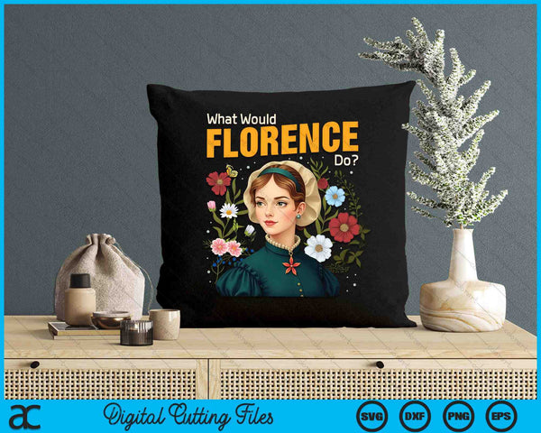 Nurse Florence Nightingale Medical Nursing Medicine Reformer SVG PNG Digital Printable Files