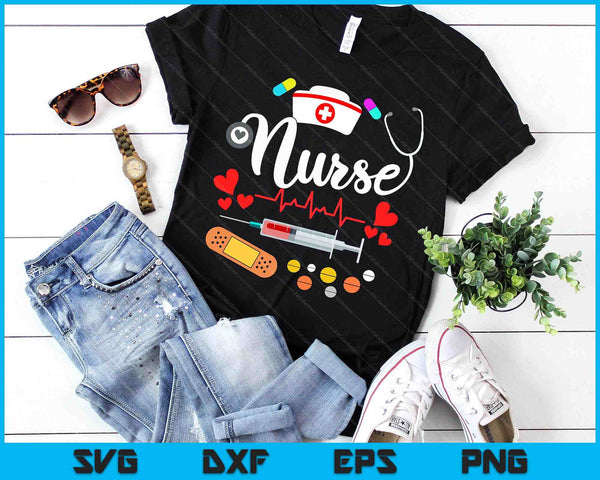 Nurse's Day Nurse Life Nurse Week SVG PNG Digital Printable Files