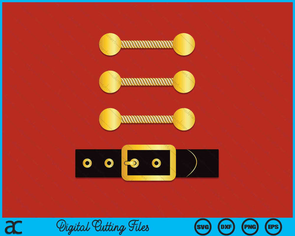 Nutcracker costume uniform matching toy soldier SVG cut file