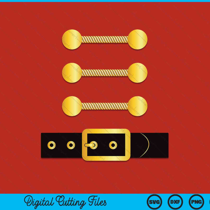 Nutcracker costume uniform matching toy soldier SVG cut file