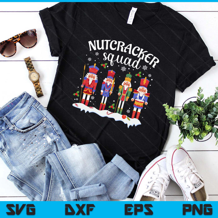 Nutcracker Squad Holiday Christmas SVG PNG Digital Printable Files