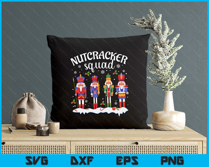 Nutcracker Squad Holiday Christmas SVG PNG Digital Printable Files