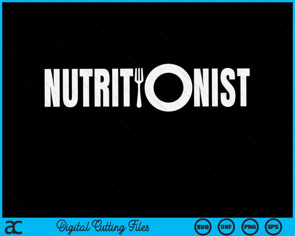 Nutritionist nutrition SVG cut file